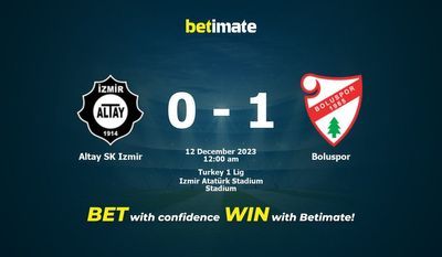 Dự đoán Altay SK Izmir vs Boluspor, Tỷ lệ & Mẹo cá cược 11/12/2023