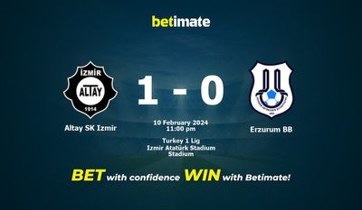 Altay SK Izmir vs Erzurum BB Dự đoán, tỷ lệ và mẹo cá cược 10/02/2024