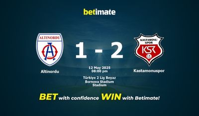 Dự đoán Altinordu vs Kastamonuspor, Tỷ lệ cược & Mẹo cá cược 05/12/2025