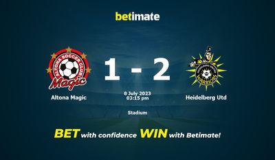 Soi kèo dự đoán Altona Magic vs Heidelberg Utd ngày 08/07/2023