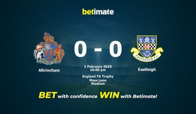 Dự đoán Altrincham vs Eastleigh, Tỷ lệ cược & Mẹo cá cược 02/01/2025