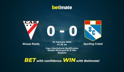 Luôn Sẵn Sàng vs Sporting Cristal Dự đoán, tỷ lệ & mẹo cá cược 21/02/2024