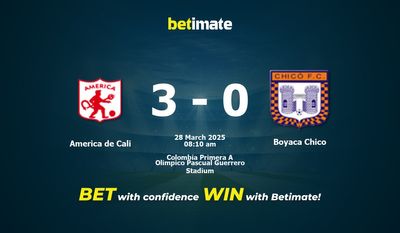 Dự đoán America de Cali vs Boyaca Chico, tỷ lệ và mẹo cá cược 28/03/2025