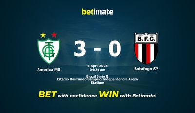 Dự đoán America MG vs Botafogo SP, Tỷ lệ cược & Mẹo cá cược 04/05/2025