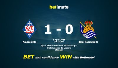 Dự đoán Amorebieta vs Real Sociedad B, Tỷ lệ cược & Mẹo cá cược 04/06/2025