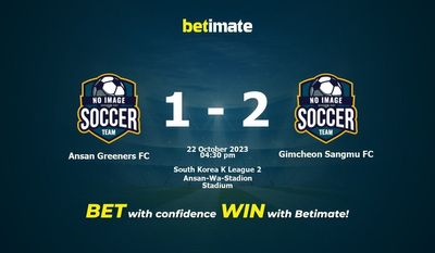 Dự đoán Ansan Greeners FC vs Gimcheon Sangmu FC, tỷ lệ cược và tip cá cược 22/10/2023