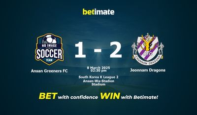 Dự đoán, Tỷ lệ cược và Mẹo cá cược Ansan Greeners FC vs Jeonnam Dragons 03/08/2025