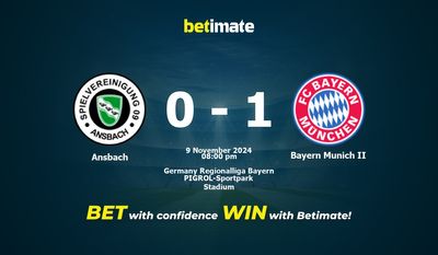 Dự đoán Ansbach vs Bayern Munich II, Tỷ lệ cược & Mẹo cá cược 11/09/2024
