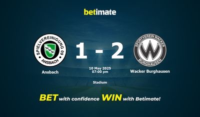 Dự đoán Ansbach vs Wacker Burghausen, Tỷ lệ cược & Mẹo cá cược 05/10/2025