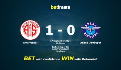 Dự đoán Antalyaspor vs Adana Demirspor, Tỷ lệ & Mẹo cá cược 16/09/2024