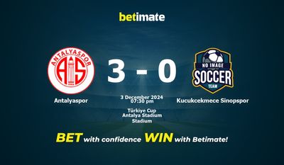 Dự đoán Antalyaspor vs Kucukcekmece Sinopspor, Tỷ lệ & Mẹo cá cược 03/12/2024
