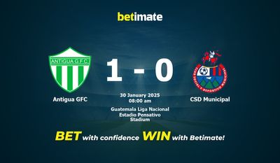 Dự đoán Antigua GFC vs CSD Municipal, Tỷ lệ cược & Mẹo cá cược 30/01/2025