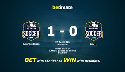 Dự đoán Aparecidense vs Mixto, tỷ lệ cá cược 26/04/2025