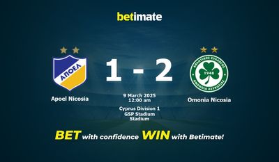 Dự đoán APOEL Nicosia vs Omonia Nicosia, Tỷ lệ cược & Mẹo cá cược 03/08/2025