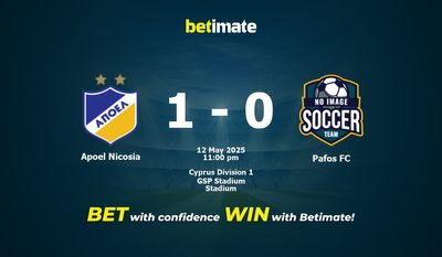 Soi kèo Apoel Nicosia vs Pafos FC, tỷ lệ cá cược 12/05/2025