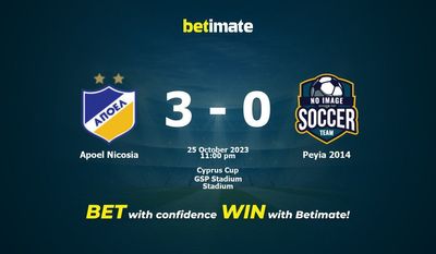 Soi kèo Apoel Nicosia vs Peyia 2014, Tỷ lệ & Mẹo cá cược 25/10/2023