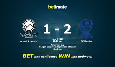 Dự đoán Ararat Armenia vs FC Urartu, Tỷ lệ cược & Mẹo cá cược 04/01/2025
