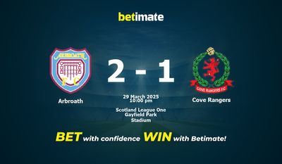 Dự đoán Arbroath vs Cove Rangers, Tỷ lệ cược & Mẹo cá cược 29/03/2025