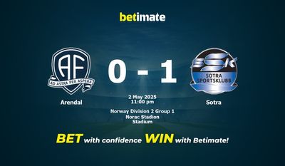Soi kèo, tỷ lệ & tip cá cược trận đấu Arendal vs Sotra 05/02/2025