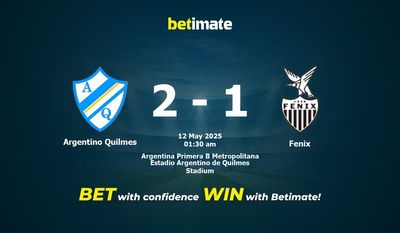 Dự đoán, Tỷ lệ cược và Mẹo cá cược Argentino Quilmes vs Fenix 05/11/2025