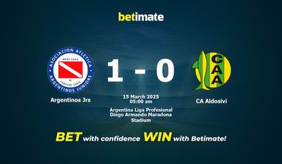 Dự đoán Argentinos Jrs vs CA Aldosivi, Tỷ lệ cược & Mẹo cá cược 03/14/2025