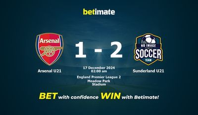 Dự đoán, Tỷ lệ cược và Mẹo cá cược Arsenal U21 vs Sunderland U21 16/12/2024