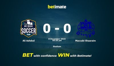 Soi kèo AS Ashdod vs Maccabi Shaaraim, tỷ lệ và tip cá cược 08/12/2023