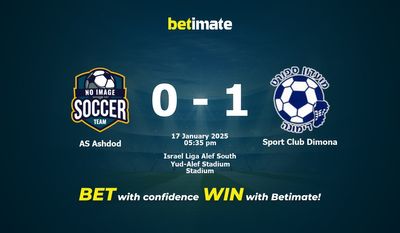 Dự đoán AS Ashdod vs Sport Club Dimona, Tỷ lệ cược & Mẹo cá cược 01/17/2025