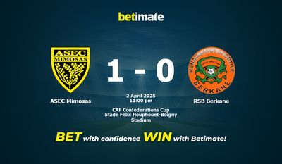 Dự đoán, Tỷ lệ cược và Mẹo cá cược ASEC Mimosas vs RSB Berkane 04/02/2025