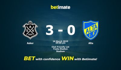 Dự đoán Asker vs Alta, Tỷ lệ cược & Mẹo cá cược 03/16/2025