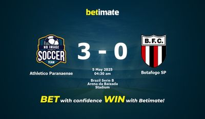 Dự đoán Athletico Paranaense vs Botafogo SP, tỷ lệ cá cược 04/05/2025