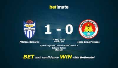 Nhận định soi kèo Atletico Baleares vs Ibiza Islas Pitiusas ngày 04/05/2025