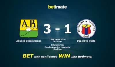 Dự đoán, tỷ lệ & tip cá cược Atletico Bucaramanga vs Deportivo Pasto 24/10/2024