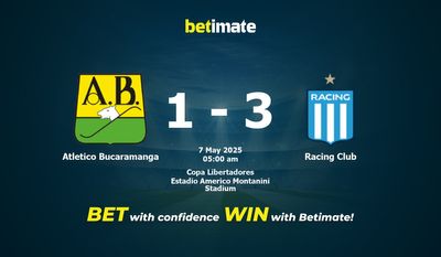 Atletico Bucaramanga vs Racing Club Dự đoán, Tỷ lệ cược & Mẹo cá cược 05/06/2025