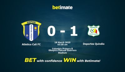Atletico Cali FC vs Deportes Quindio Dự đoán, Tỷ lệ cược & Mẹo cá cược 03/17/2025