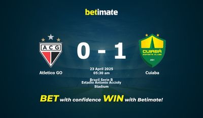 Dự đoán, tỷ lệ & tip cá cược Atletico GO vs Cuiaba 22/04/2025