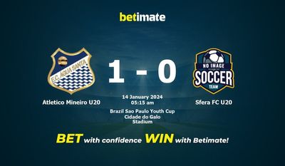 Nhận định soi kèo Atletico Mineiro U20 vs Sfera FC U20 13/01/2024