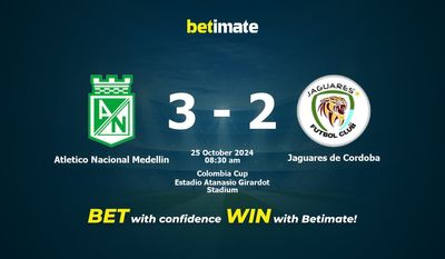 Nhận định dự đoán trận đấu Atletico Nacional Medellin vs Jaguares de Cordoba ngày 25/10/2024