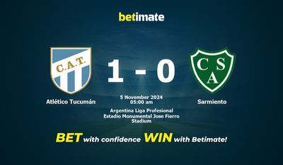 Dự đoán Atlético Tucumán vs Sarmiento, tỷ lệ và tip cá cược 04/11/2024