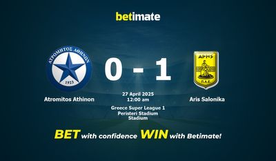 Dự đoán Atromitos Athinon vs Aris Salonika, tỷ lệ và tip cá cược 26/04/2025