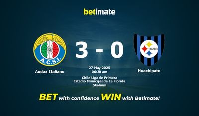 Dự đoán Audax Italiano vs Huachipato, Tỷ lệ cược & Mẹo cá cược 26/05/2025