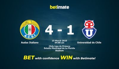 Dự đoán Audax Italiano vs Universidad de Chile, Tỷ lệ & Mẹo cá cược 14/03/2025