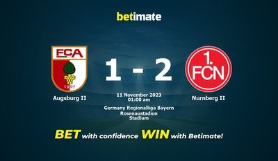 Soi kèo Augsburg II vs Nurnberg II, Tỷ lệ & Mẹo cá cược 10/11/2023