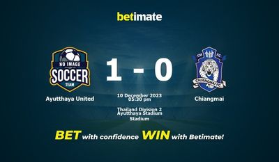 Soi kèo Ayutthaya United vs Chiangmai, tỷ lệ và tip cá cược 10/12/2023
