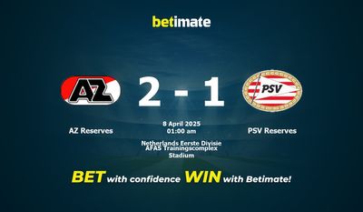 Dự đoán AZ Reserves vs PSV Reserves, Tỷ lệ cược & Mẹo cá cược 04/07/2025