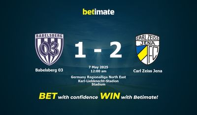 Dự đoán, Tỷ lệ cược & Mẹo cá cược Babelsberg 03 vs Carl Zeiss Jena 05/06/2025
