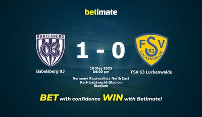 Dự đoán, Tỷ lệ cược & Mẹo cá cược Babelsberg 03 vs FSV 63 Luckenwalde 05/10/2025