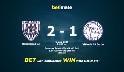 Dự đoán, Tỷ lệ cược & Mẹo cá cược Babelsberg 03 vs Viktoria 89 Berlin 04/05/2025