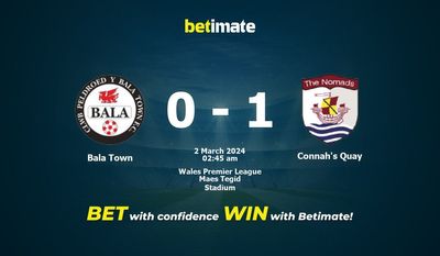 Dự đoán Bala Town vs Connah's Quay, tỷ lệ cá cược 01/03/2024