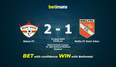 Dự đoán Balzan FC vs Melita FC Saint Julian, tỷ lệ và tip cá cược 13/04/2025